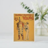 DeWolf Hopper im Vintagen Theater "Wang" Postkarte (Stehend Vorderseite)