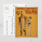 DeWolf Hopper im Vintagen Theater "Wang" Postkarte (Vorne/Hinten)