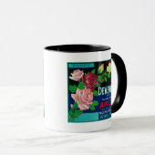 Dewsweet Apple Crate LabelWatsonville, CA Tasse (VorderseiteRechts)