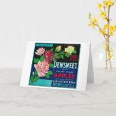 Dewsweet Apple Kiste LabelWatsonville, CA Karte (Gelbe Blume)
