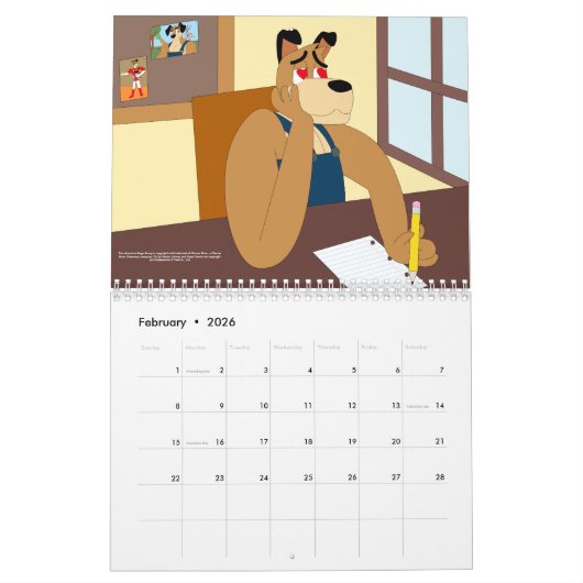 Dewy and Friends 2025 Calendar Kalender (Feb 2026)