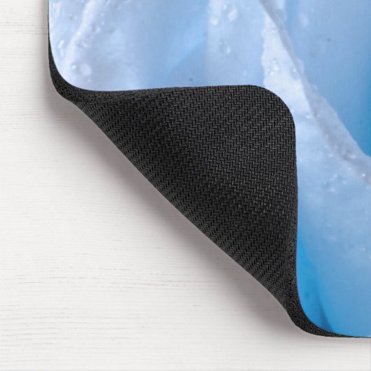 Dewy Blue Rose Mousepad (Ecke)
