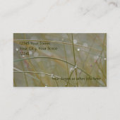 Dewy Gras-Landschafts-oder Gärtner-Visitenkarten Visitenkarte (Rückseite)