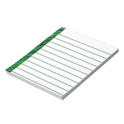 Dewy Grass Notizblock (Rotiert)