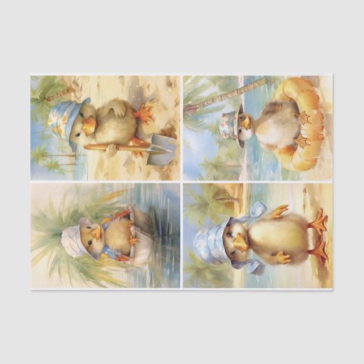 Dewy in Hawaii Seidenpapier (Vorderseite)