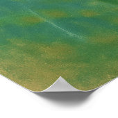 Dewy Leaf - Pastelmalerei Art Poster (Ecke)