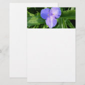 Dewy Trillium Spring Wildblume Briefpapier (Vorne/Hinten)