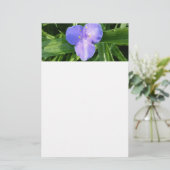 Dewy Trillium Spring Wildblume Briefpapier (Stehend Vorderseite)