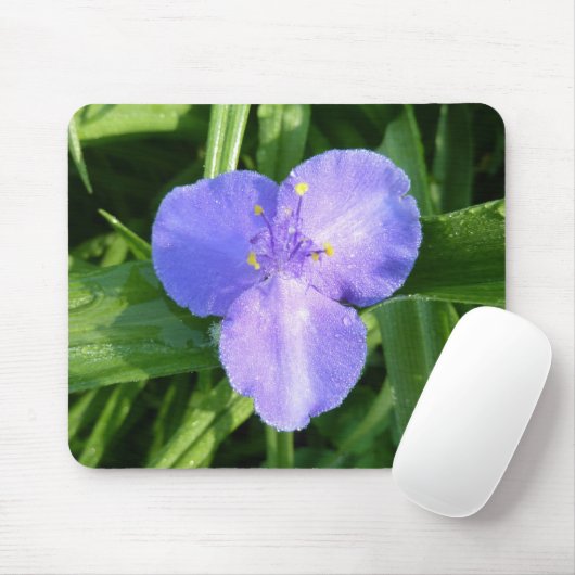 Dewy Trillium Spring Wildblume Mousepad (Mit Mouse)