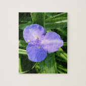 Dewy Trillium Spring Wildblume Puzzle (Vertikal)