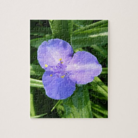 Dewy Trillium Spring Wildblume Puzzle (Vertikal)