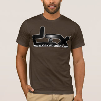 DEX MUSIC OFFICIAL T-SHIRT BROWN