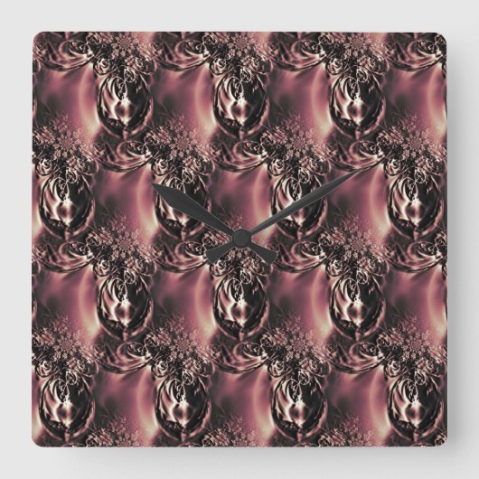 Dex Quadratische Wanduhr (Vorderseite)