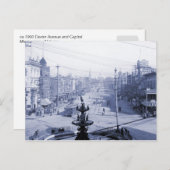 Dexter Avenue and Hauptstadt, Montgomery AL Postkarte (Vorne/Hinten)