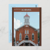 Dexter Avenue Baptist Church Montgomery Alabama Postkarte (Vorne/Hinten)
