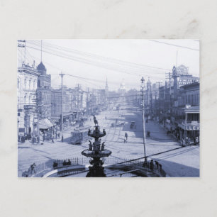 Dexter Avenue und Capitol, Montgomery AL Postkarte