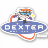 Dexter "Boy Genius" Aufkleber (Vorderseite)