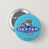 Dexter "Boy Genius" Button (Vorne & Hinten)