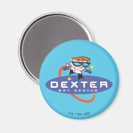 Dexter "Boy Genius" Magnet (Vorderseite/Rückseite)