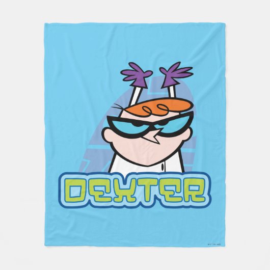 Dexter Character Name Graphic Fleecedecke (Vorderseite)