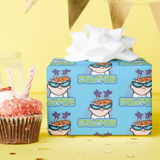 Dexter Character Name Graphic Geschenkpapier (Geburtstagsparty)