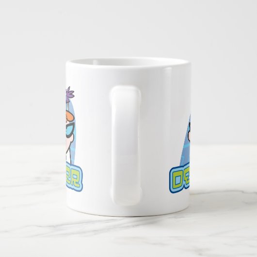 Dexter Character Name Graphic Jumbo-Tasse (Rückseite)