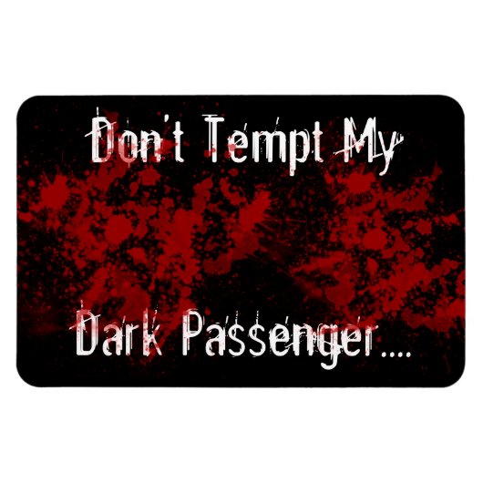 Dexter Dark Passenger Magnet (Horizontal)
