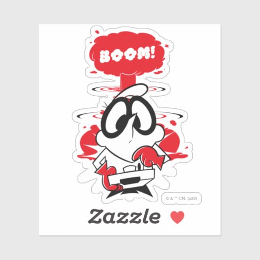 Dexter Detonation-Grafik Aufkleber (Blatt)