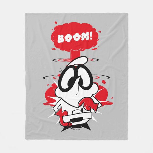 Dexter Detonation-Grafik Fleecedecke (Vorderseite)