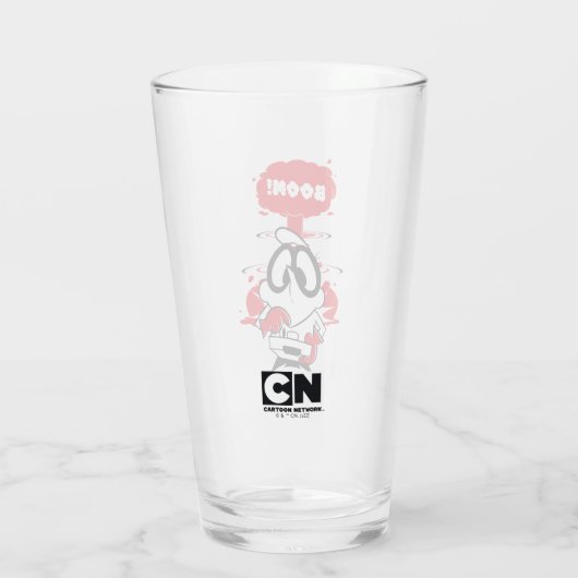 Dexter Detonation-Grafik Glas (Rückseite)