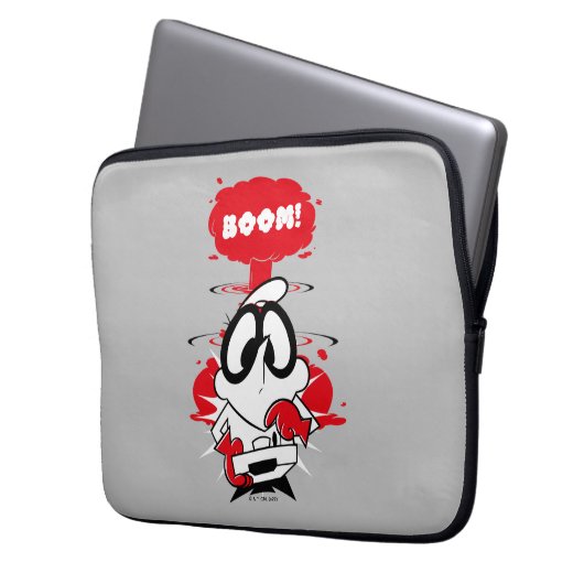 Dexter Detonation-Grafik Laptopschutzhülle (Vorderseite Links)