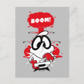 Dexter Detonation-Grafik Postkarte (Vorderseite)