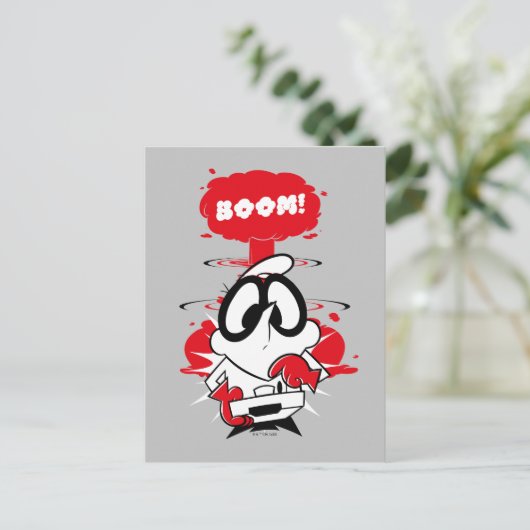 Dexter Detonation-Grafik Postkarte (Stehend Vorderseite)