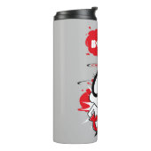 Dexter Detonation-Grafik Thermosbecher (Nach links gedreht)