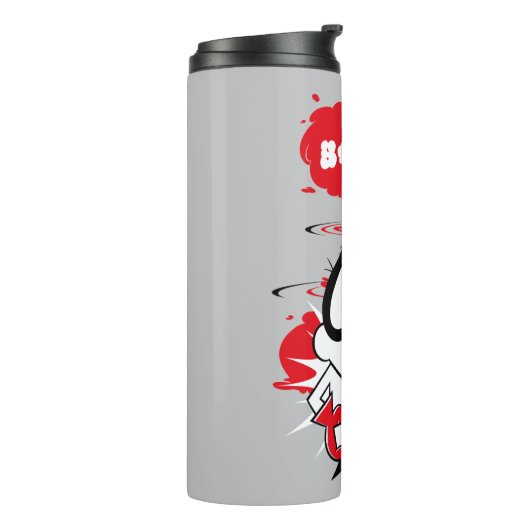 Dexter Detonation-Grafik Thermosbecher (Nach links gedreht)