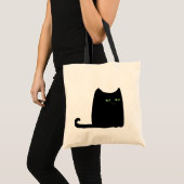 Dexter die fette schwarze Katzen-Tasche Tragetasche (Vorderseite (Produkt))
