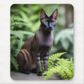 Dexter, die schwarze Siamkatze, Mousepad (Vorne)