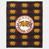 Dexter-Drama-großes Fleece-Schwarzes mit Fleecedecke (Vorderseite)