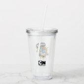 Dexter "Eureka!" Halftone Callot Graphic Acryltrinkbecher (Rückseite)