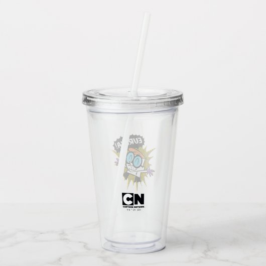 Dexter "Eureka!" Halftone Callot Graphic Acryltrinkbecher (Rückseite)