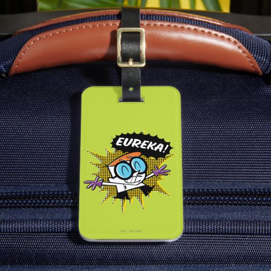 Dexter "Eureka!" Halftone Callot Graphic Gepäckanhänger (Vorderseite Insitu 2)