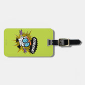 Dexter "Eureka!" Halftone Callot Graphic Gepäckanhänger (Vorderseite horizontal)