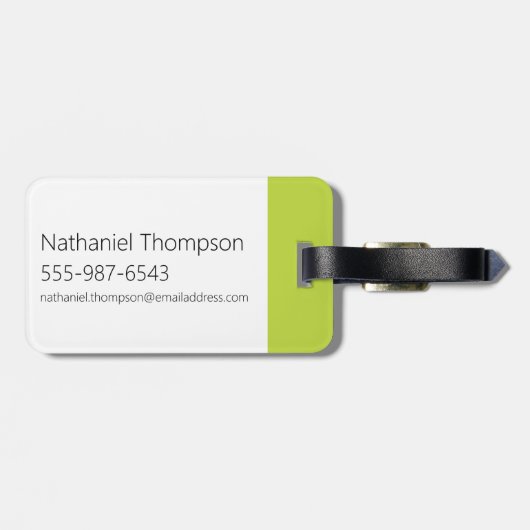 Dexter "Eureka!" Halftone Callot Graphic Gepäckanhänger (Rückseite horizontal)