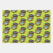 Dexter "Eureka!" Halftone Callot Graphic Geschenkpapier Set (Vorderseite 3)