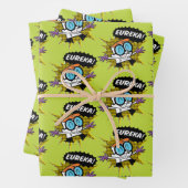 Dexter "Eureka!" Halftone Callot Graphic Geschenkpapier Set (Beispiel)