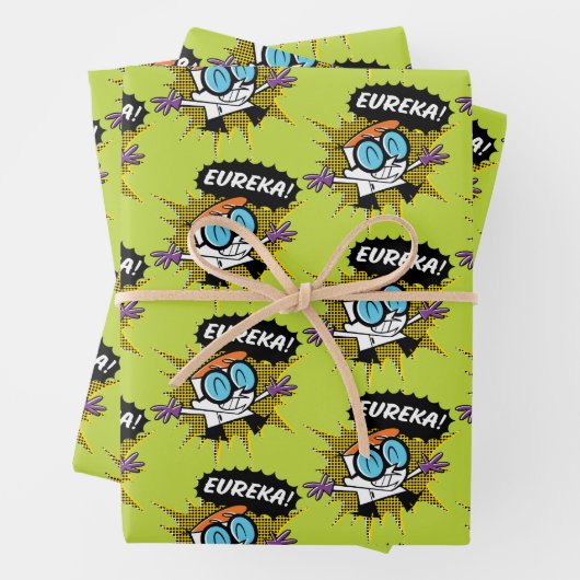 Dexter "Eureka!" Halftone Callot Graphic Geschenkpapier Set (Beispiel)