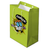 Dexter "Eureka!" Halftone Callot Graphic Mittlere Geschenktüte (Rückseite Schrägansicht)