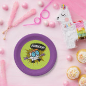 Dexter "Eureka!" Halftone Callot Graphic Pappteller (Party)