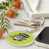 Dexter "Eureka!" Halftone Callot Graphic Schlüsselanhänger (Vorderseite rechts)