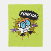 Dexter "Eureka!" Halftone Callout Graphic Fleecedecke (Vorderseite)